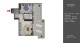 Plan apartament 2 camere 73.75mp