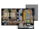 Plan apartament tip 19B