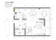 Plan parter Vila Iris — Primăverii Villas Vlădești