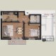Apartament 2 camere — plan Bridge Residence 8
