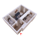 Plan apartament 1 cameră Tip A