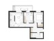 Plan apartament 2.5 camere