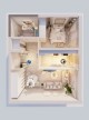 Plan apartament - Bărnuțiu Residence Oradea