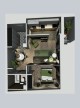 Plan apartament - Bărnuțiu Residence Oradea