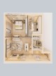 Plan apartament - Bărnuțiu Residence Oradea