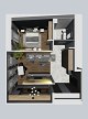 Plan apartament - Bărnuțiu Residence Oradea
