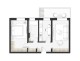 Plan apartament 2 camere
