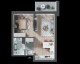 Prima Green Oradea - plan apartament tip Nisa