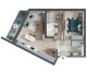 Prima Green Oradea - plan apartament 3 camere tip Monaco