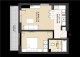 Alto Home Ploiești — plan apartament studio dublu