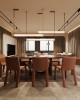 Comat Towers Iasi - dining deschis catre livingul apartamentului