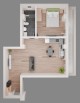 Plan de apartament - compartimentare interior