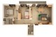 Compartimentare apartament 3 camere Tip A4