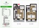 Plan duplex 3 camere TIP 14B