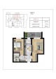 Schiță apartament 3 camere cu terasă Neofort 28