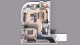 Plan apartament 2 camere, 67.29 mp (A2/A9/A16) — parter
