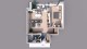 Plan apartament 2 camere, 54 mp (A4/A11/A18) — parter