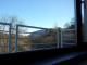 Vedere din balcon spre Munții Bucegi