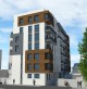 UpTown Calarasilor — detaliu arhitectural ansamblu