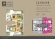 Plan penthouse DIAMANT — 88,73 mp