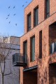Fațadă Urban Spaces 3 — cărămidă aparentă, Str. Badea Cârțan
