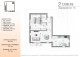 Plan apartament 2 camere 72 mp, etaj 1
