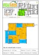 Plan apartament nr. 10 — 3 camere, 77 m², Sophie 11