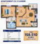 Plan apartament 3 camere ap7 și ap11 — Westside Otopeni