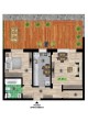 Plan apartament 3 camere