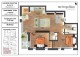 Plan apartament 3 camere tip B4 — 73,36 mp útilă